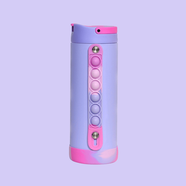 Iconic 14oz Pop Fidget Bottle - Lilac Tie Dye