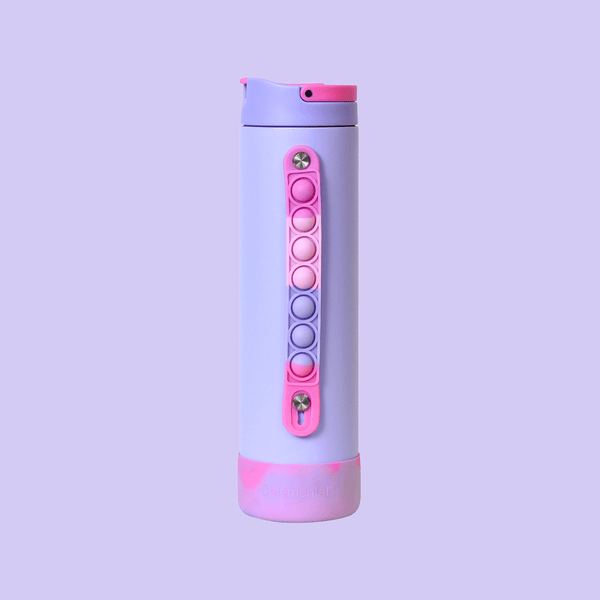 Iconic 20oz Pop Fidget Bottle - Lilac Tie Dye