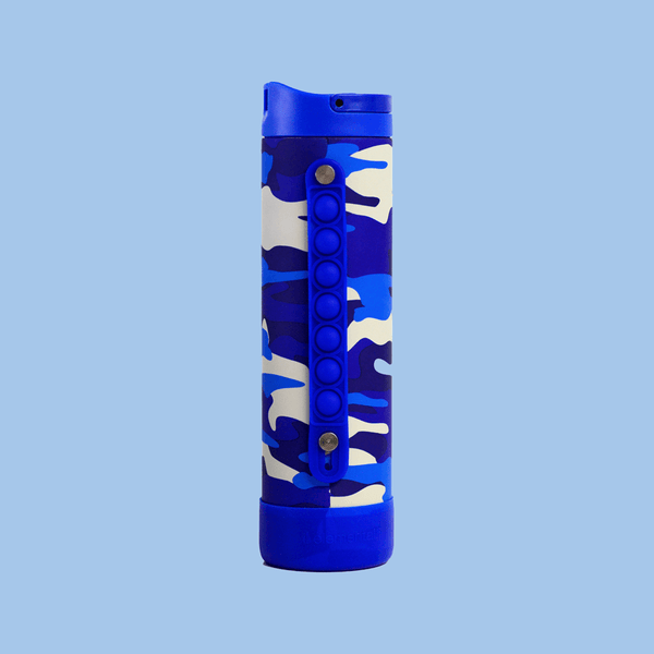 Iconic 20oz Pop Fidget Bottle - Blue Camo