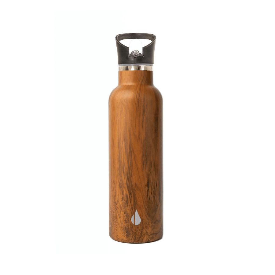 Classic 25oz Water Bottle - Teak Wood