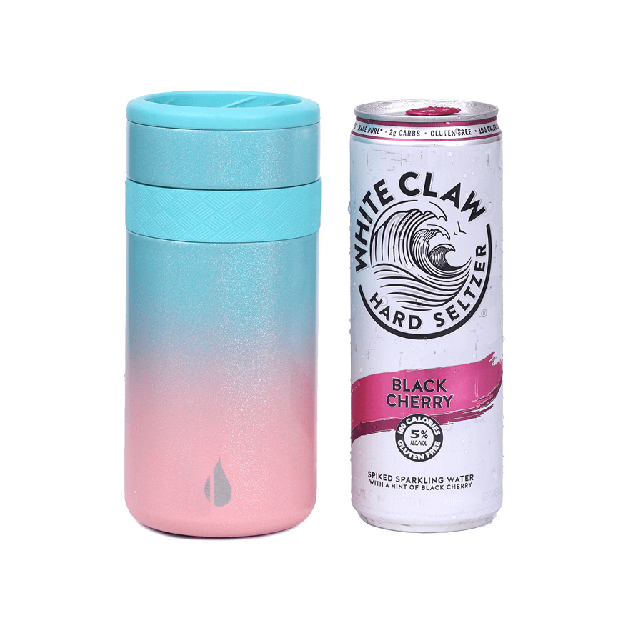 Elemental Bottles 12oz Recess Slim Can Cooler Irisdescent