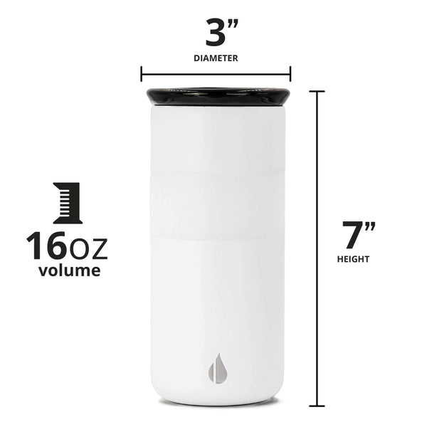 Artisan 16oz Tumbler - Matte White