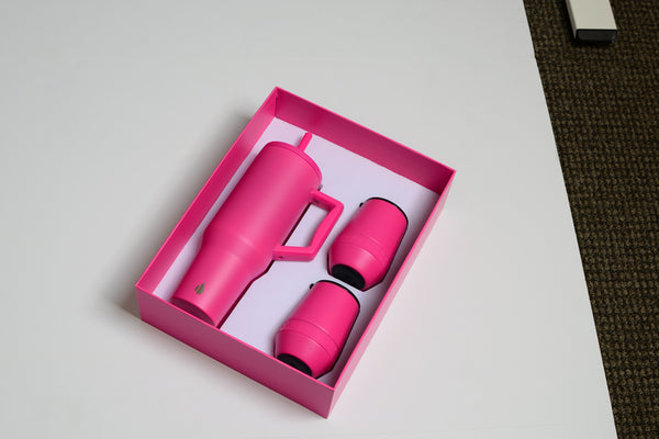 Commute 'n Chill Gift Set - Hot Pink