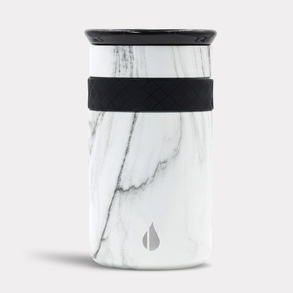 Artisan 12oz Tumbler - White Marble