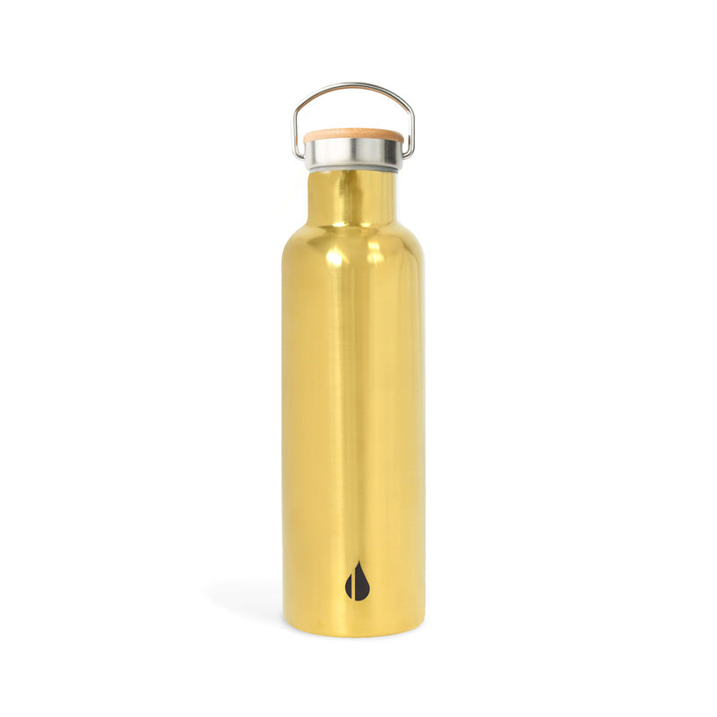 Elemental Stainless Steel & Bamboo Cap – Stylish Wide-Mouth Lid for ...