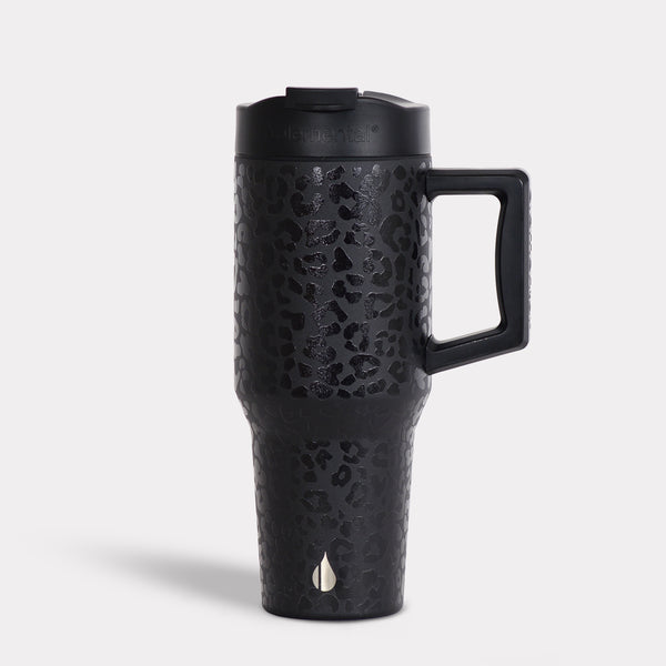 Commuter 32oz Tumbler - Black Leopard