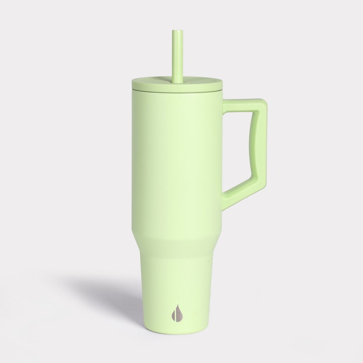 Refresh Green 40oz Insulated Cup With Handle
