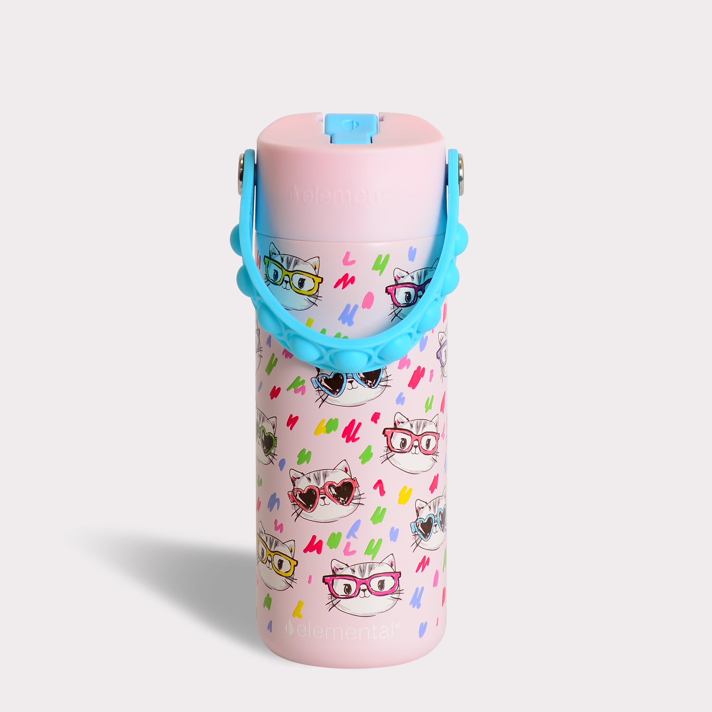Elemental Core 18 oz Kids Water Bottle – Insulated Bottle with Pop