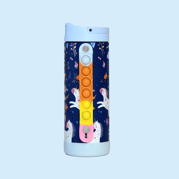 Iconic 14oz Pop Fidget Bottle - Unicorn
