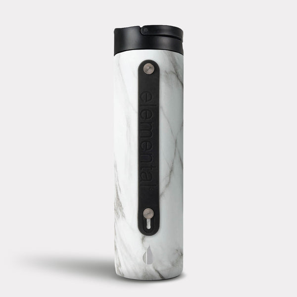 Iconic 20oz Sport Water Bottle - White Marble