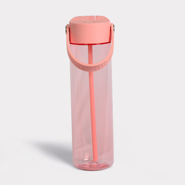 26 oz Tritan Plastic Water Bottle - Rose