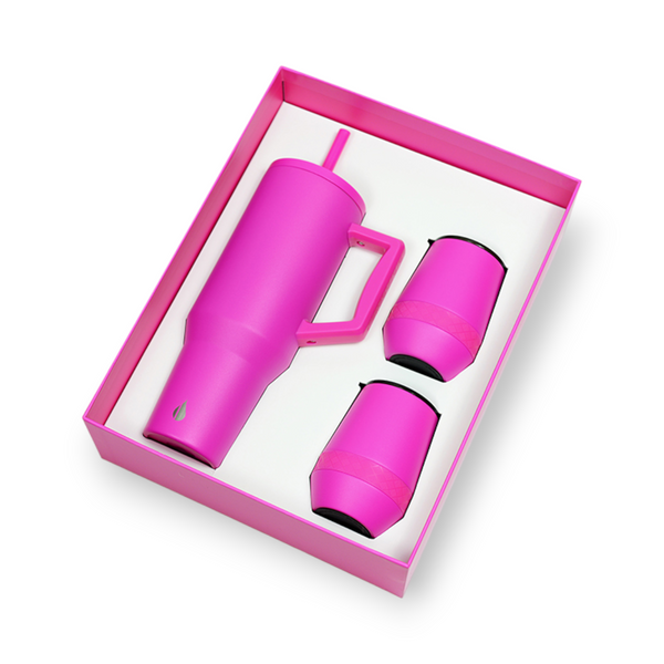 Commute 'n Chill Gift Set - Hot Pink
