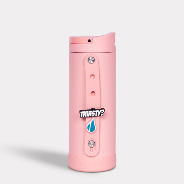 Iconic  Charm Bottle 14oz  - Rose Pink