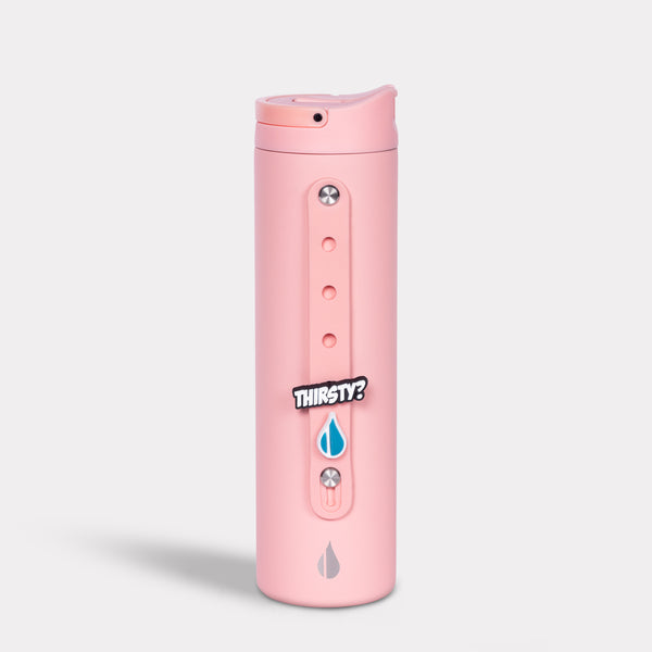 Iconic  Charm Bottle 20oz  - Rose Pink