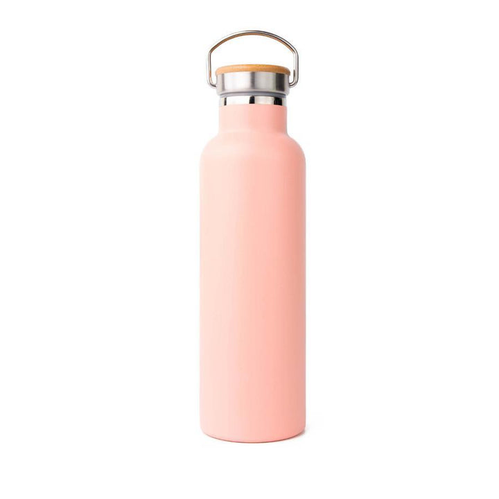 Pink Matte 260ml Metal Water Bottle, New Look