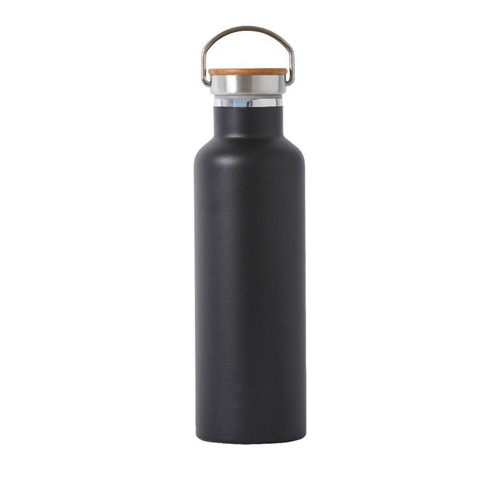 Matte Black Stainless Steel Flask