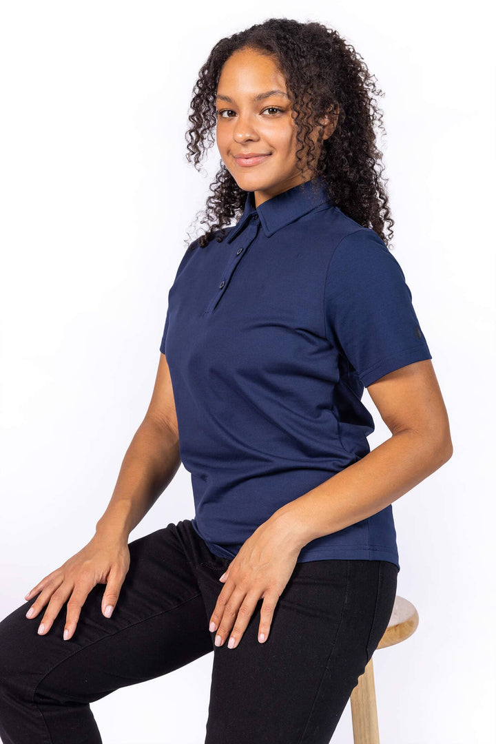 A-Game Women Polo Shirt - Navy Blue