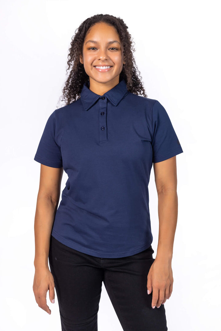 A-Game Women Polo Shirt - Navy Blue