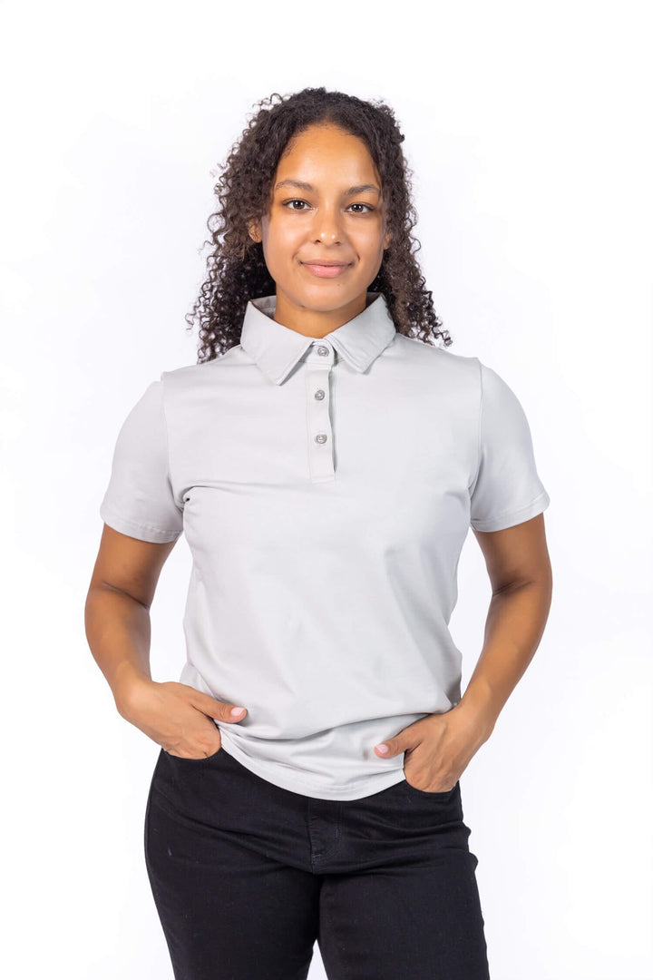 A-Game Women Polo Shirt - Dove Grey