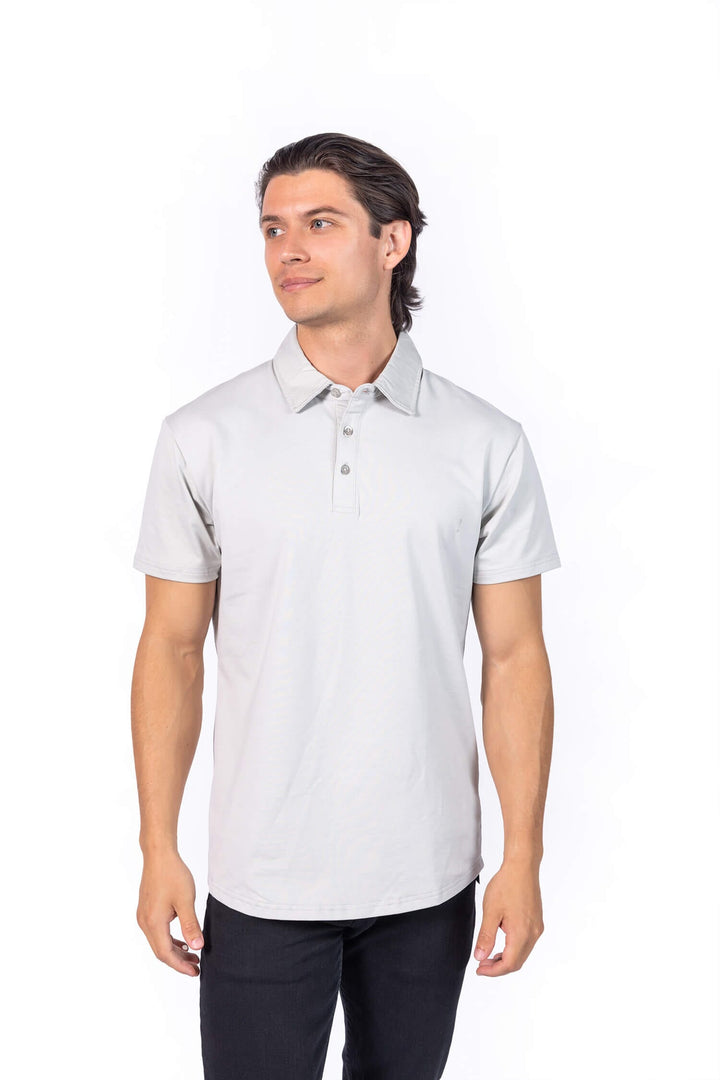 A-Game Men Polo Shirt - Dove Grey