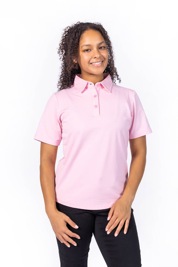 A-Game Women Polo Shirt - Light Pink