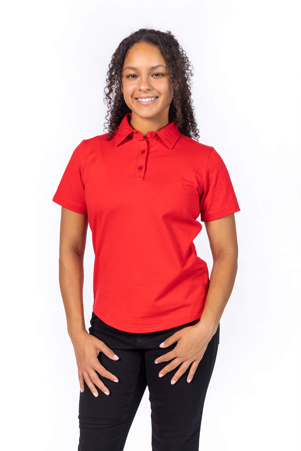 A-Game Women Polo Shirt - Red