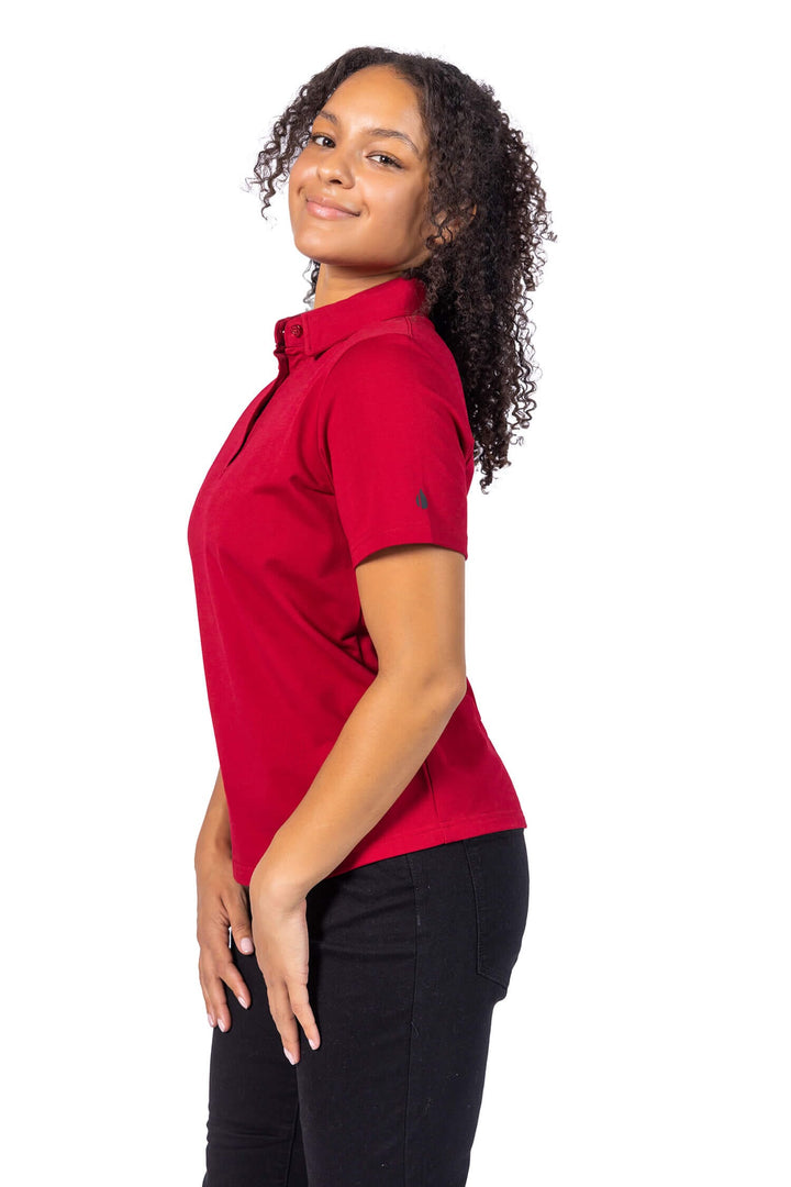 A-Game Women Polo Shirt - Burgundy