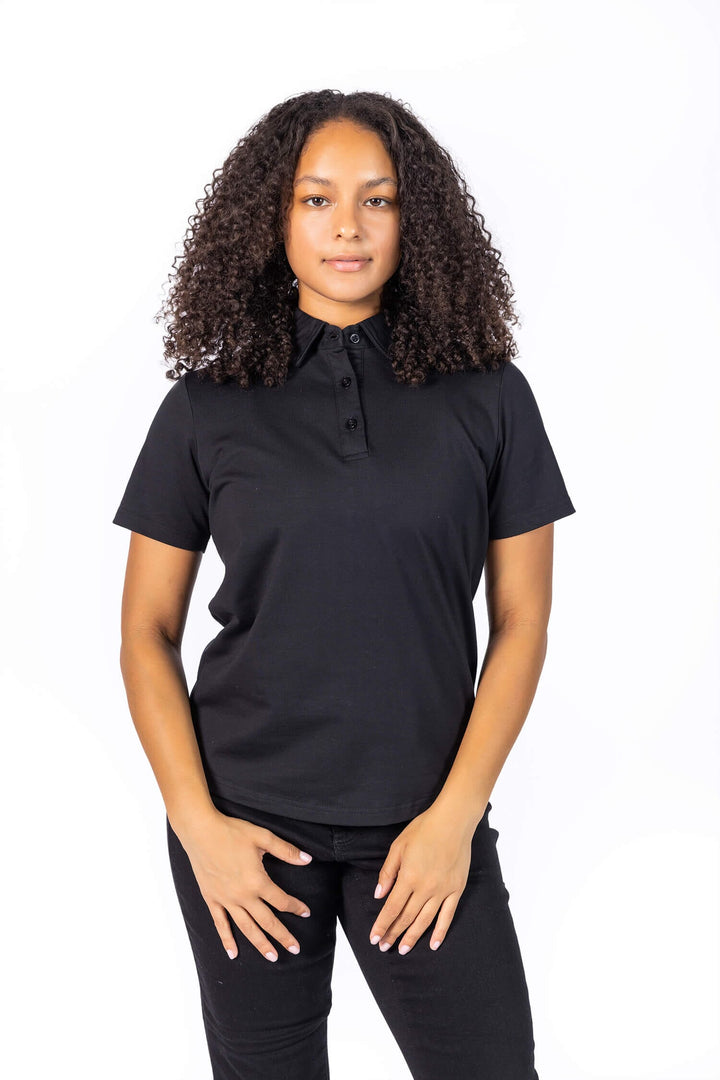 A-Game Women Polo Shirt - Black