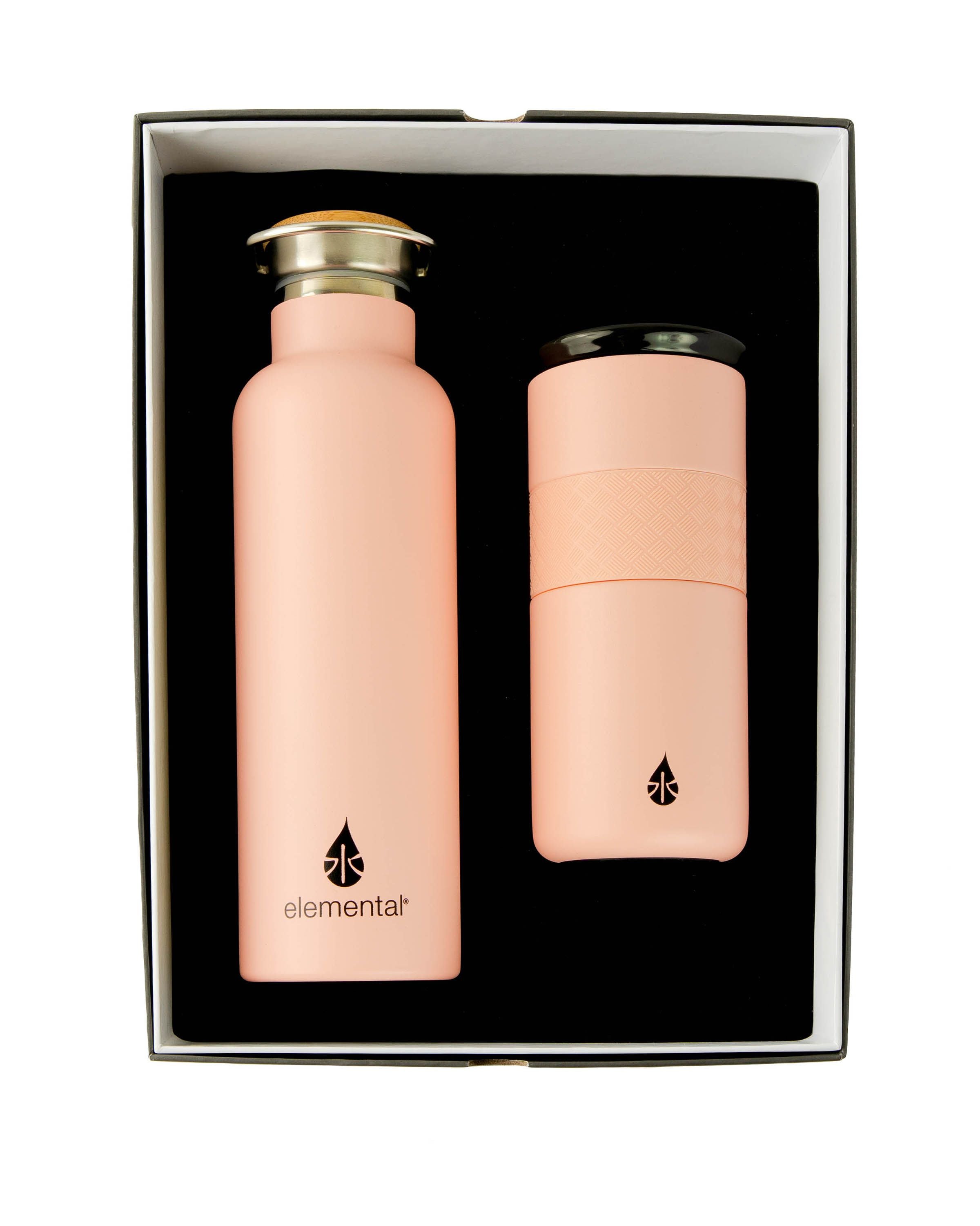 Hydration Starter Set Rose Elemental Bottles