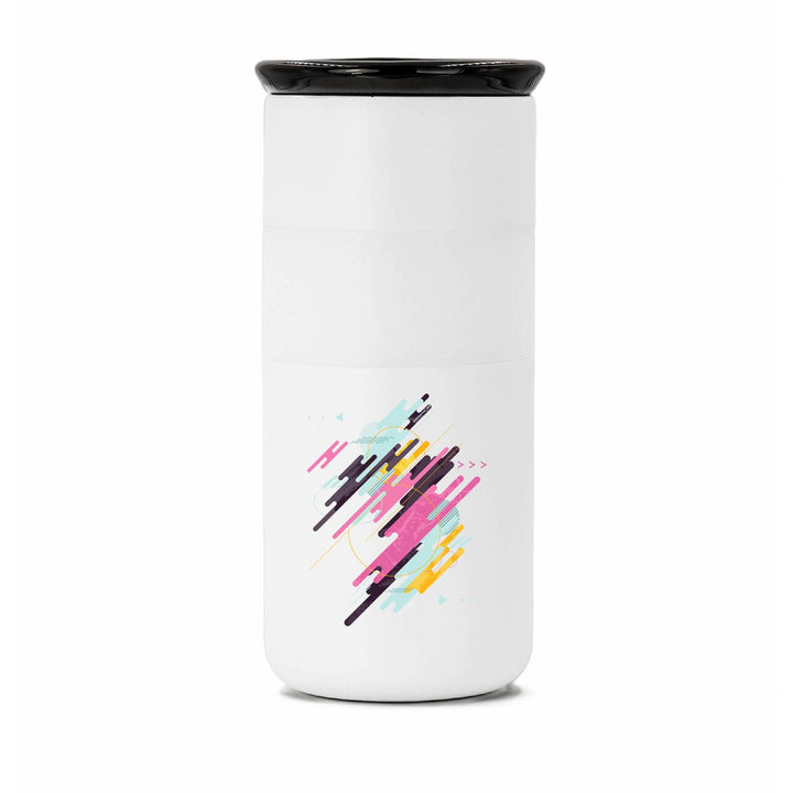 Artisan 16oz Tumbler - 80s Mashup White