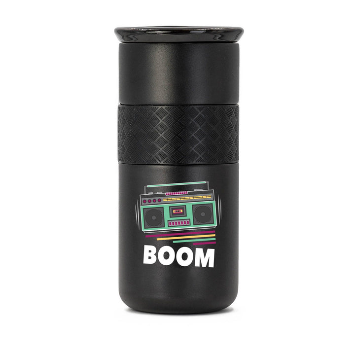 Artisan 16oz Tumbler - Boom Box Beats Black