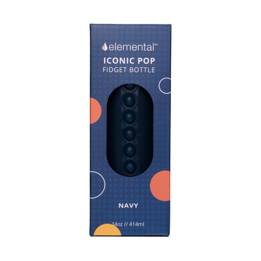 Iconic 14oz Pop Fidget Bottle - Navy