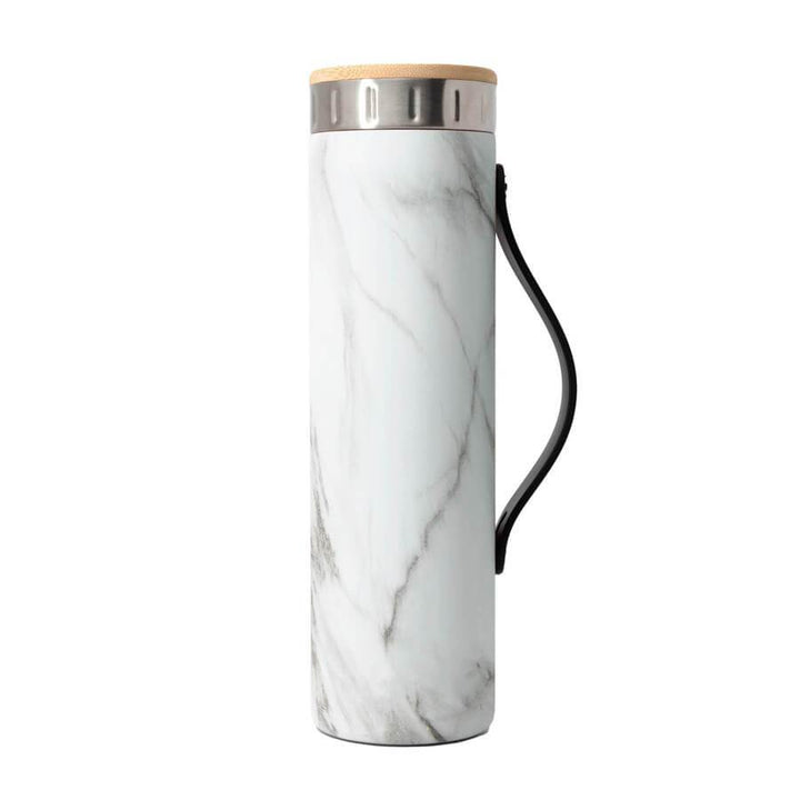 Iconic 20oz Water Bottle - White Marble
