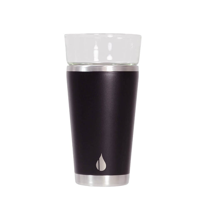 Classic Premium Pint Glass 16oz - Black