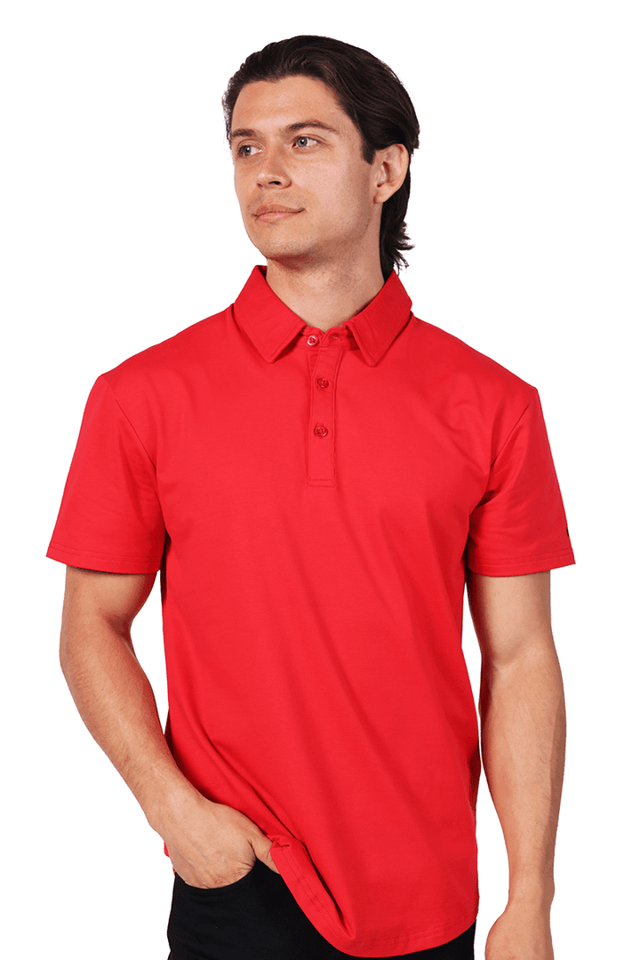 A-Game Men Polo Shirt - Burgundy