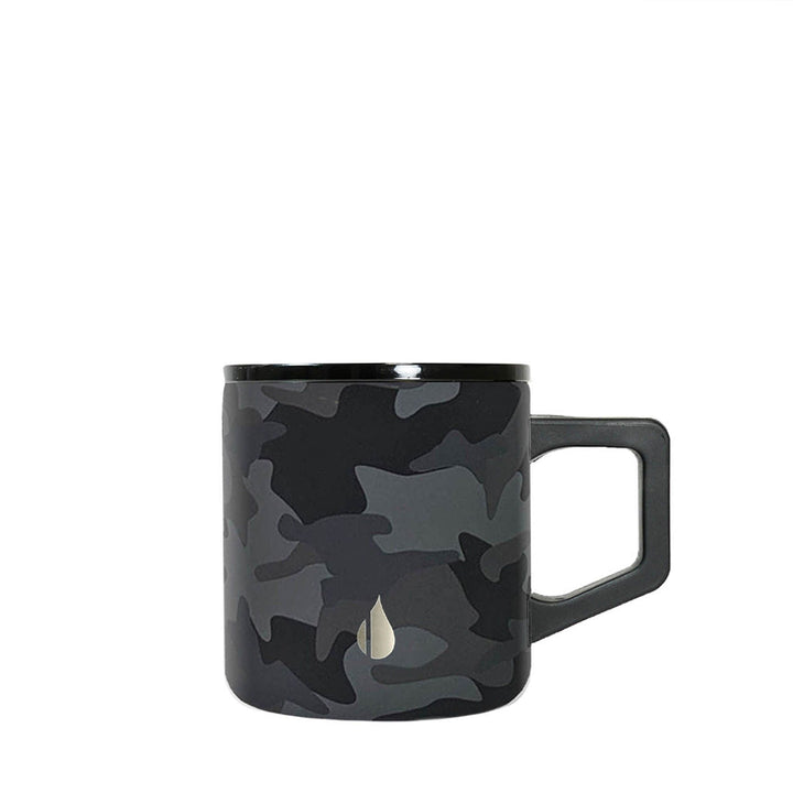 Camouflage Double Wall Ceramic Companion Cup with Tritan Lid
