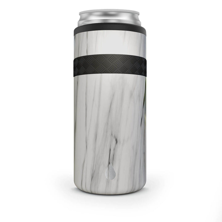 Recess 12oz Slim Can Cooler - White Marble